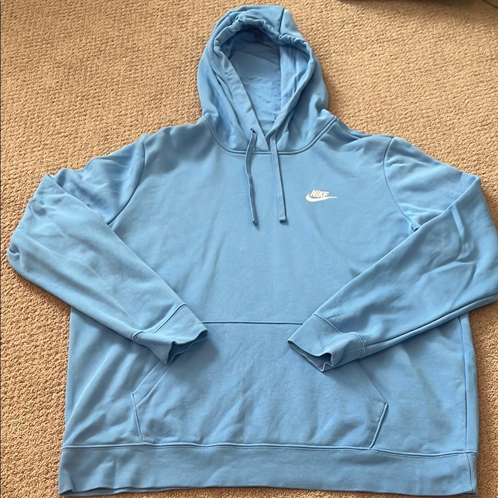 Nike Blue Athletic Sweatshirt Hoodie